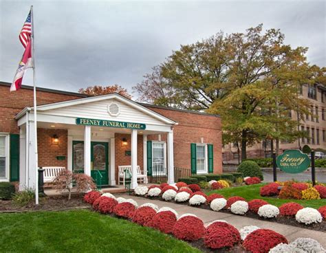 Feeney funeral home - Frequent Questions - Feeney Funeral Home offers a variety of funeral services, from traditional funerals to competitively priced cremations, serving Ridgewood, NJ and the surrounding communities. We also offer funeral pre-planning and carry a wide selection of caskets, vaults, urns and burial containers. 
